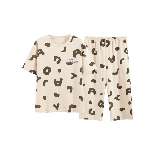 The Story Of The Flower Season Пижамный комплект Женские Хаки