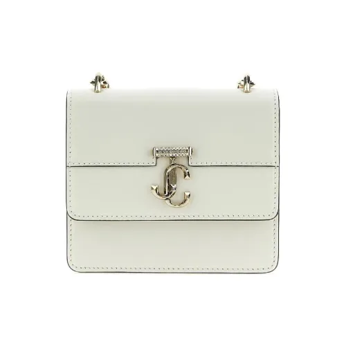 Jimmy Choo Avenue Кожа Сумка через плечо Мини Женская Белая