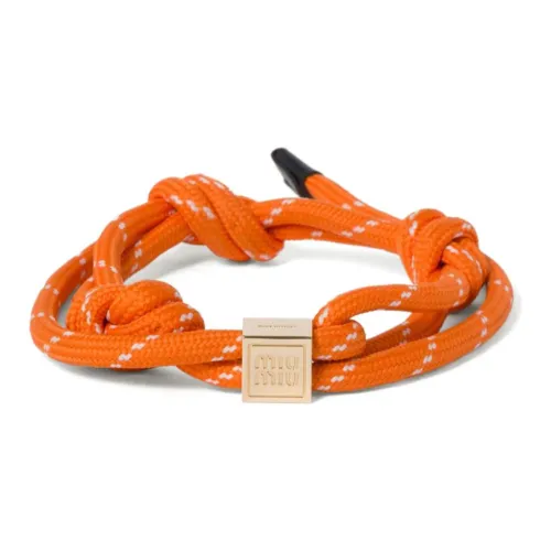 MIU MIU Металл Наручные повязки Женские Апельсин