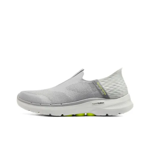 Skechers Hands Бесплатно Slip ins Низкий Топ Повседневная обувь Мужская Серый WW Широкая