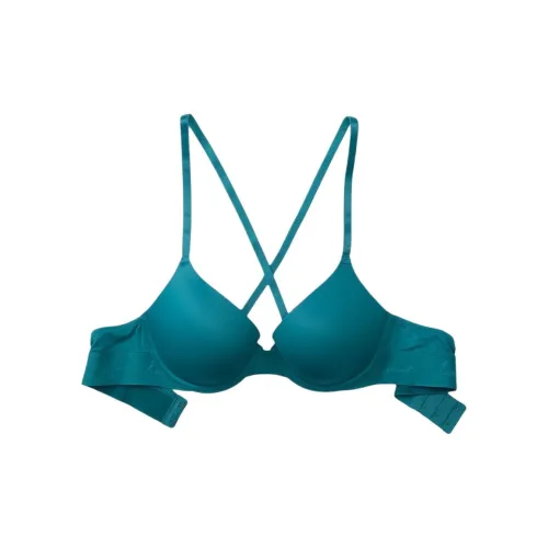 Victoria's Secret Розовый 3839 Тень PUSH Up Бюстгальтер Коллекция Для Повседневной Одежды Бюстгальтер Женский Коралловый Синий