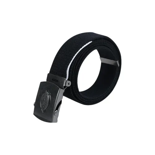 Dickies Буква Значок Ремень Унисекс Черный Ширина 3 см