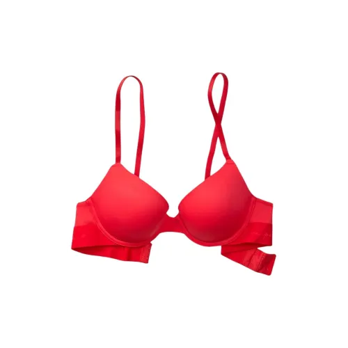 Victoria's Secret Розовый 3839 Тень PUSH Up Бюстгальтер Коллекция Для Повседневной Одежды Бюстгальтер Женский Пряный Перечно-красный