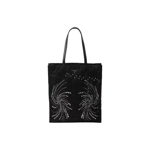 PRADA Переработанный нейлон Тоут Сумка Сумка для покупок Сумка Большая Женская Черная