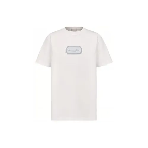 DIOR SS22 Рукав с оборванным плечом T-рубашка Мужская Белая