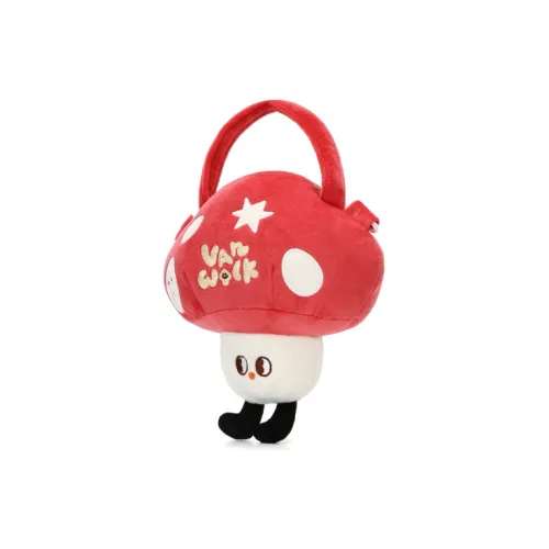 VANWALK Плюшевая сумка через плечо женская желтая красная