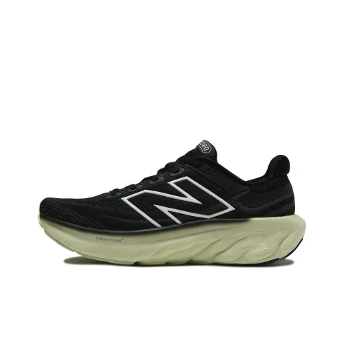 New Balance NB Свежий Foam 1080 Амортизация Износостойкий Низкий Топ Беговые кроссовки Мужские Черный Зеленый