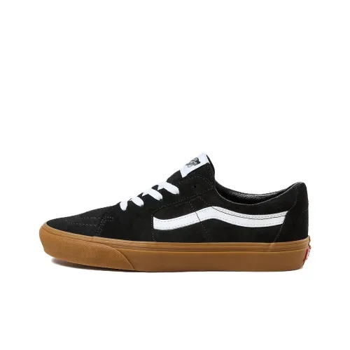 Vans SK8 LOW Топ Скейтборд Кроссовки Унисекс Черный Белый Коричневый