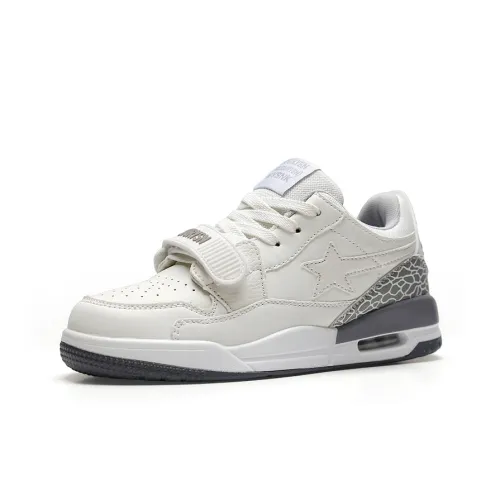 STUR YSN Низкие кроссовки для скейтбординга унисекс белые