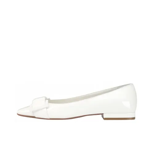 SERGIO ROSSI SR Twenty Туфли на плоской подошве Женские Белые