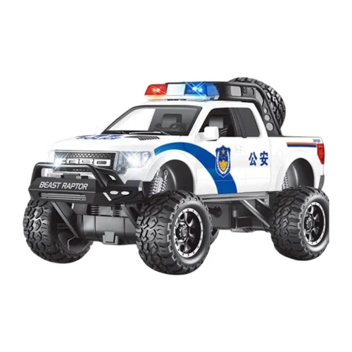 LINDA Большой Размер Двухстворчатый Полицейская Машина Модель для Трейл Раннинга Hobby Model с Звуком и Светом Игрушки