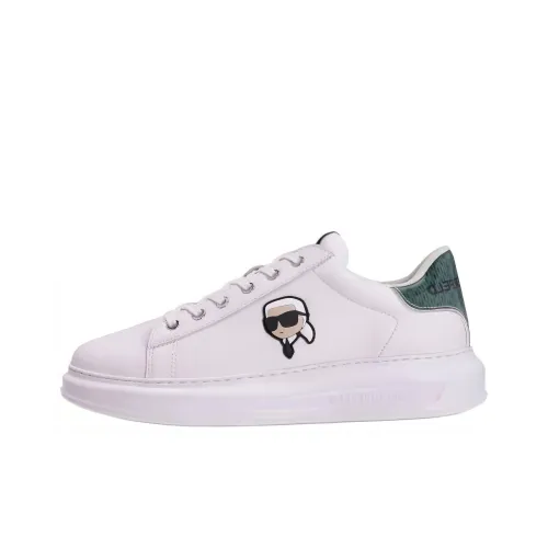 KARL LAGERFELD Низкий топ Скейтборд Кроссовки Мужские Белые