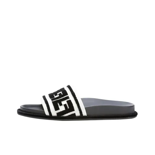 FENDI Быстросохнущие слипоны женские черный белый