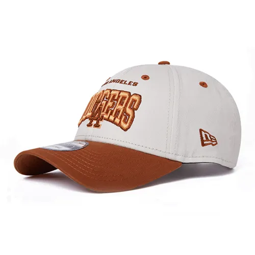 New Era Хлопковые кепки унисекс коричневые