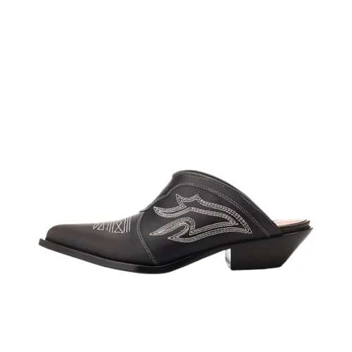 SONORA BOOTS Домашние тапочки Черные Женские