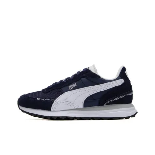 PUMA Низкий Топ Casual Унисекс Морской Синий PUMA Белый