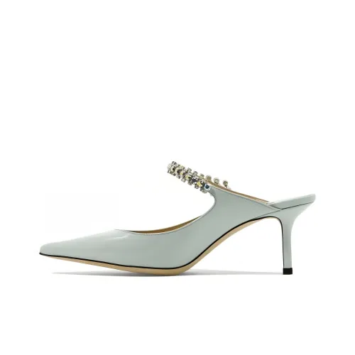 Jimmy Choo Bing Домашние тапочки Женские Светло-синие