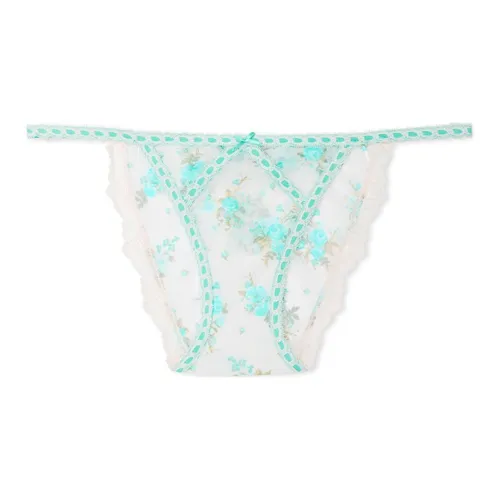 Victoria's Secret VICTORIA'S SECRET Стринг Женские 1 Пачка Белый Цветочный