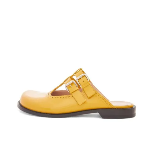 LOEWE Домашние тапочки Мужские Желтые