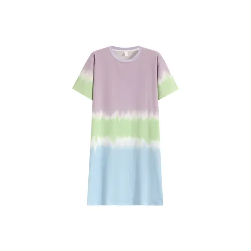 The Story Of The Flower Season Ночная сорочка Женская Фиолетовая Зеленая Синяя