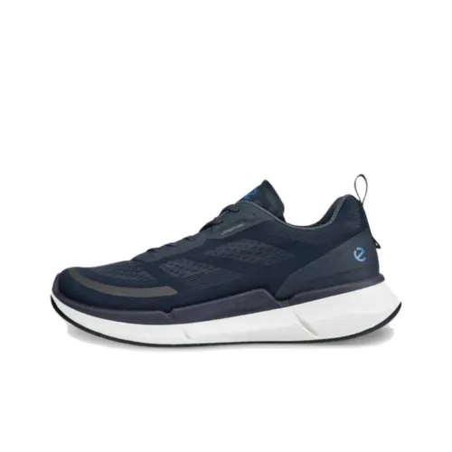 Ecco Низкий Топ Casual Мужской Темно-синий