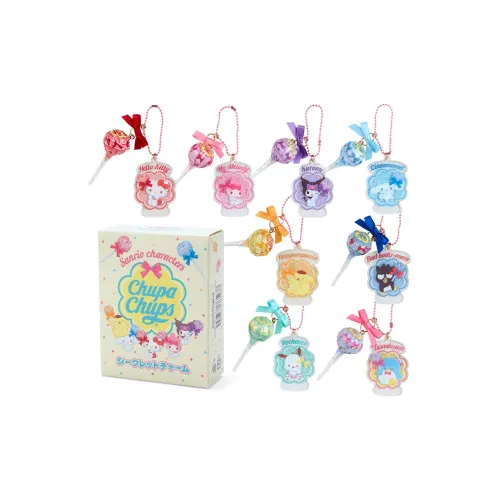 Санрио TREASURE Бусина Мультяшный Брелок Lollipop Подвеска Резинка для волос Слепые коробки Целая коробка OF Eight