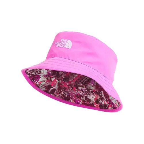 The North Face Переработанный полиэстер Шляпы ведра Детские Розовый Красный