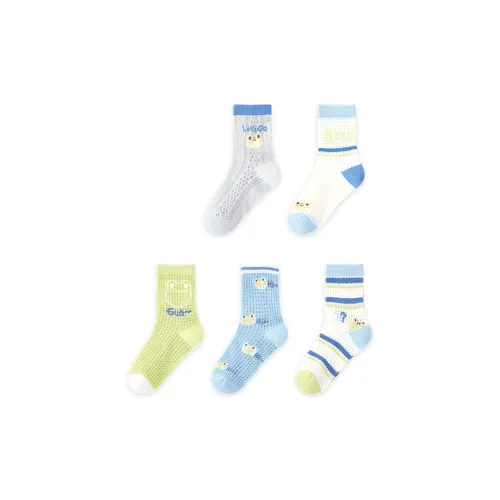 MIIOW Носки Crew Мужские 5 пар смешанные цвета