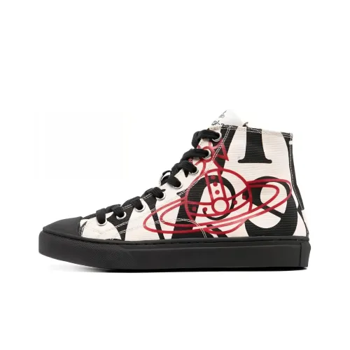 Vivienne Westwood Canvas Shoes High Top Women's