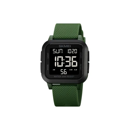 SKMEI Электронный Механизм ПУ (полиуретан) Ремешок Часы Мужские Черный Циферблат SKM 1894AGBK