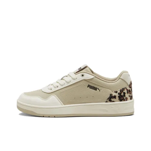 PUMA Court Classy I Am The Drama Low Топ Кроссовки для скейтбординга Женские Бежево-коричневый
