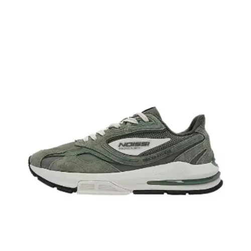 QIAODAN Горизонтальный And Вертикальный V Амортизация Износостойкий Низкий Топ Кэжуал Мужской Белый Зеленый