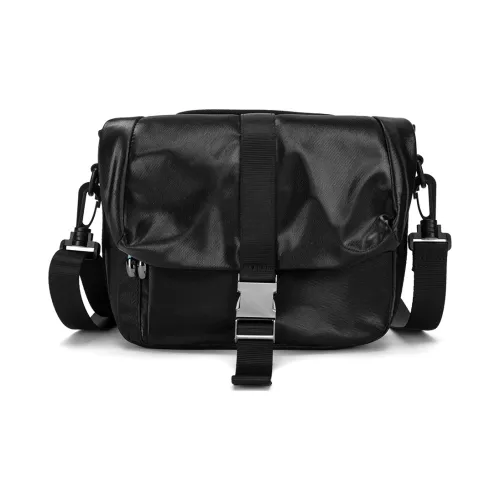 FAIRWHALE Ткань Сумка через плечо Сумка на плечо Мужская Черная