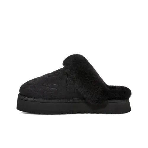 UGG Резина Sole Антибактериальный Быстросохнущий Домашние тапочки Женские Черный