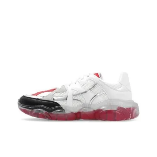 MOSCHINO Низкий топ Повседневная обувь Мужская Белый