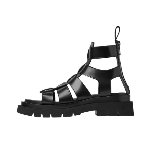 Bottega Veneta Lug Chelsea Римские Сандалии 5,5 см Женские Черные