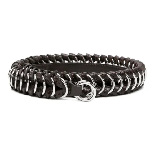 Lemaire Текстильный ремень Дизайн Кожаные ремни Женские Черный