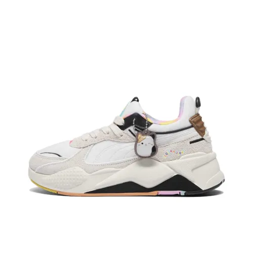 SQUISHMALLOWS X PUMA RS X Low Топ Повседневная обувь Женская Белый Бежевый