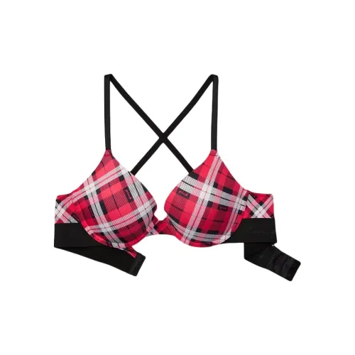 Victoria's Secret Розовый 3839 Тень PUSH Up Бюстгальтер Коллекция Для Повседневной Одежды Бюстгальтер Женский Черный Красный Клетка