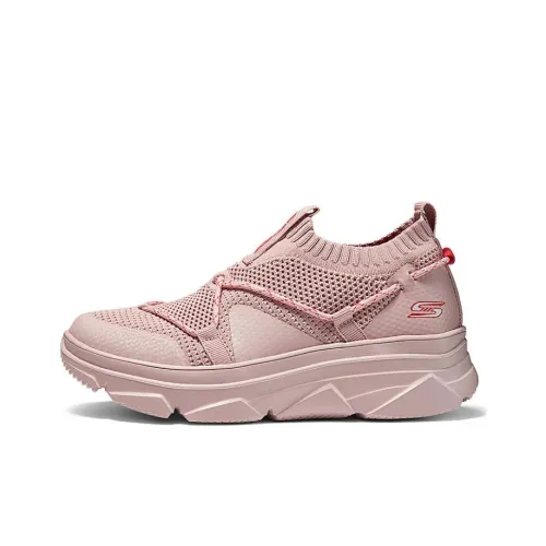 Skechers Casual Low Top Nude Pink Women's
