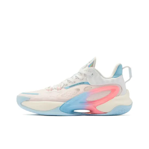 QIAODAN Dawn Баскетбольные кроссовки Low Top Jordan Белый Drop Синий Мужской
