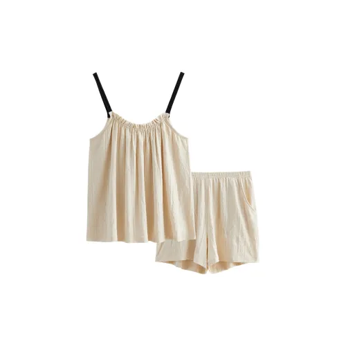 Song Qianya Пижамный комплект женский бежевый