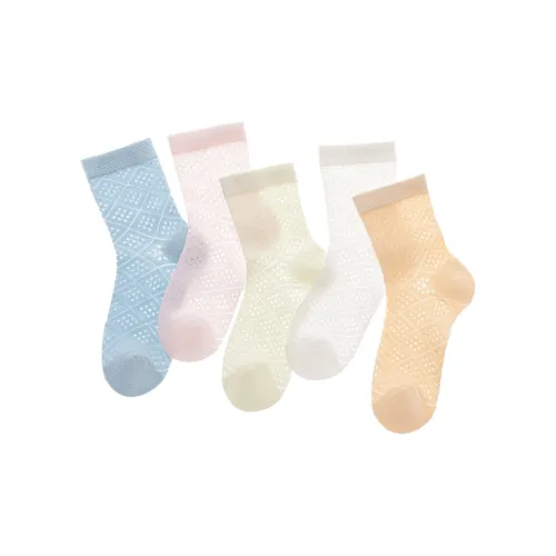 MIIOW Носки Crew Женские 5 пар смешанные цвета