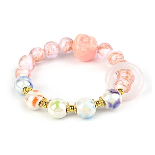 MIYUEZHUBAO Браслеты с цветным глазурью Женские
