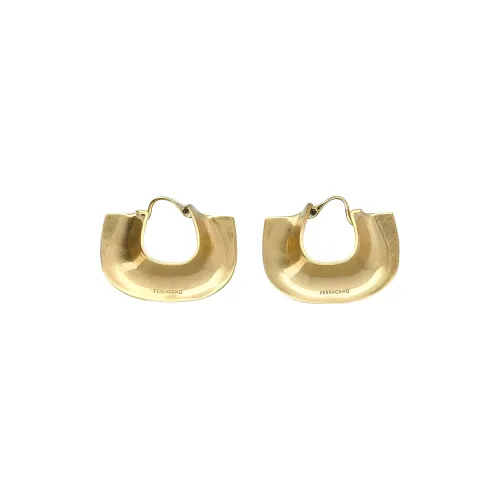 Ferragamo Брасс Серьги Золотой Женские