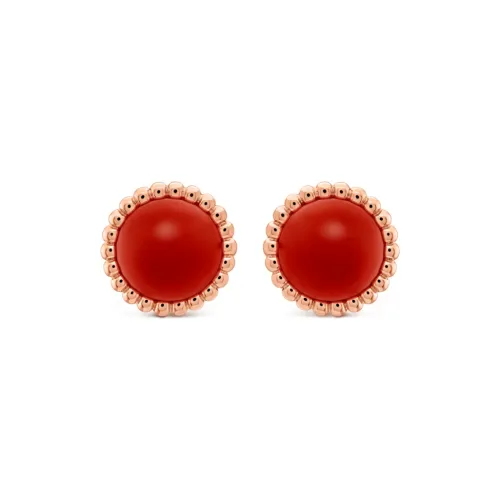 Van Cleef & Arpels Perlee Series Серьги Красные Женские