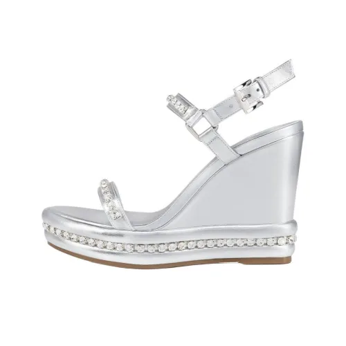 CL one Ремень Сандалии 11cm Женские Серебряные