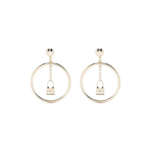 Jacquemus Brass Earrings Золотой Унисекс