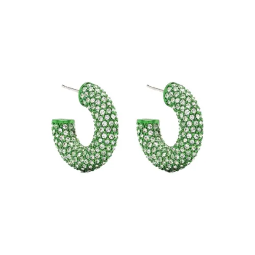 AMINA MUADDI Серьги с камни унисекс зеленый