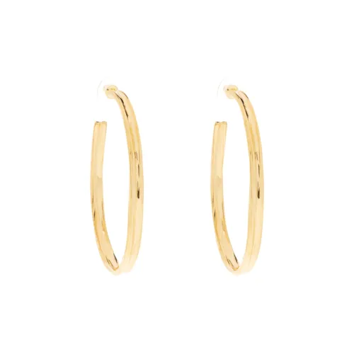 SAINT LAURENT Серьги из бронзы Золотой Женские